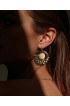 Hand Painted Wooden Earrings